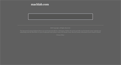 Desktop Screenshot of machlab.com